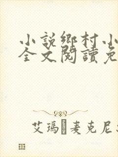 小说乡村小傻医全文阅读免费封面