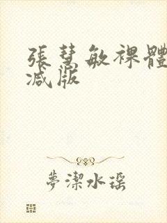 张慧敏裸体无删减版封面