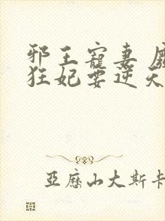 邪王宠妻 废材狂妃要逆天