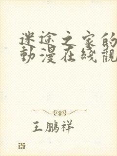 迷途之家的姐姐动漫在线观看