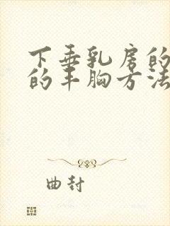 下垂乳房的有效的丰胸方法