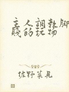 主人调教脚边低贱的玩物