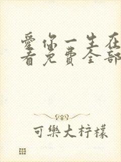 爱你一生在线观看免费全部封面