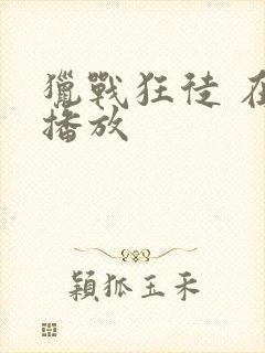 猎战狂徒 在线播放封面