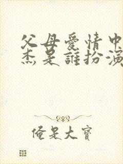 父母爱情中的安杰是谁扮演的