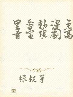 里番动漫免费观看电视剧高清完整版