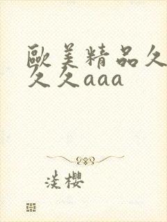 欧美精品久久久久久aaa