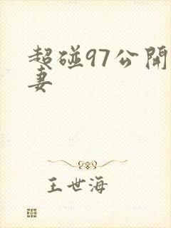 超碰97公开人妻