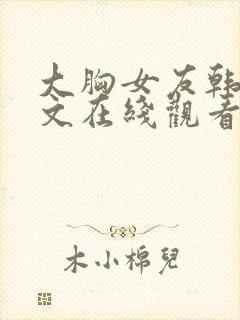 大胸女友韩国中文在线观看