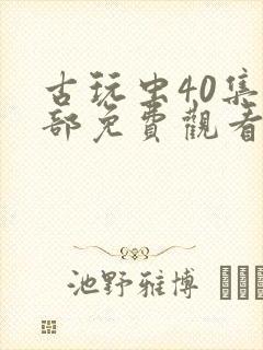 古玩虫40集全部免费观看下载封面