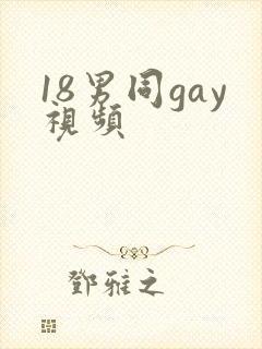 18男同gay视频封面