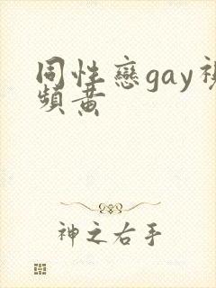 同性恋gay视频黄
