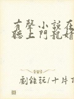 有声小说在线收听上门龙婿