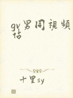 gv男同视频网站封面