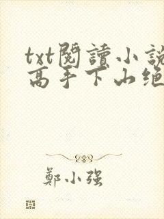 txt阅读小说高手下山绝美师姐想祸害我
