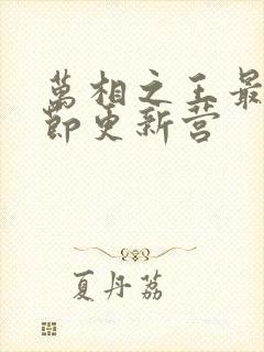 万相之王最新章节更新营