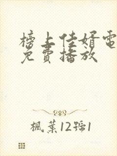 榜上佳婿电视剧免费播放