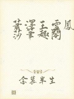 萧泽王雪凤苏丽莎笔趣阁封面