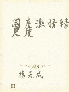 国产激情精品大尺度