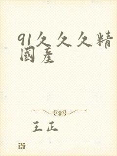 91久久久精品国产