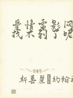 爱情电影网怎么找不到了呢