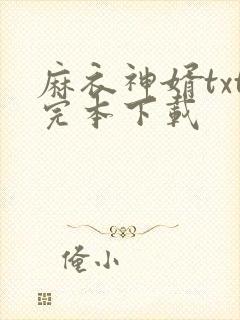 麻衣神婿txt完本下载