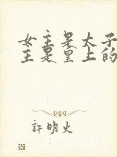 女主是太子妃男主是皇上的小说