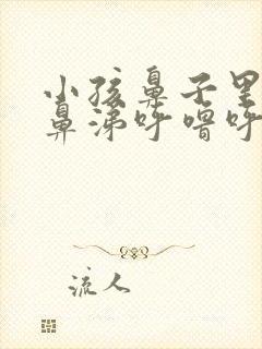 小孩鼻子里面有鼻涕呼噜呼噜出不来怎么办