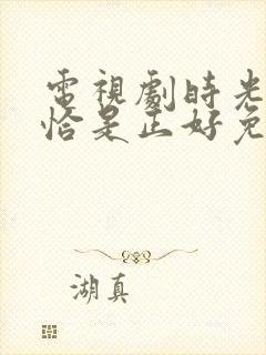 电视剧时光与他恰是正好免费观看封面