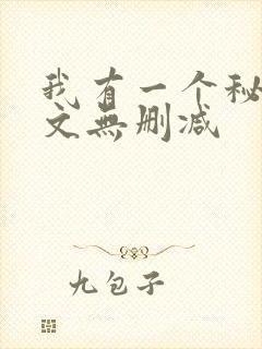 我有一个秘密全文无删减封面