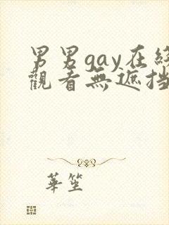 男男gay在线观看无遮挡封面