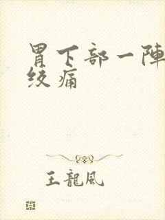 胃下部一阵一阵绞痛封面