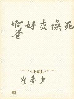 啊好爽操死我爸爸封面