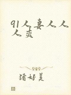 91人妻人人人人爽
