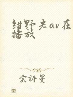 绀野光av在线播放