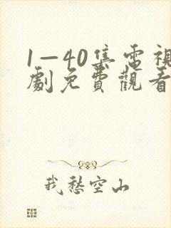 1—40集电视剧免费观看