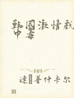 韩国激情戏人间中毒封面