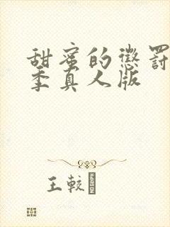 甜蜜的惩罚第2季真人版封面