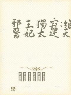 邪王独宠:绝色医妃太逆天