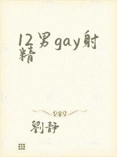 12男gay射精