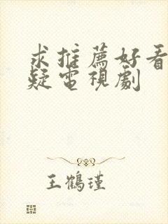 求推荐好看的悬疑电视剧