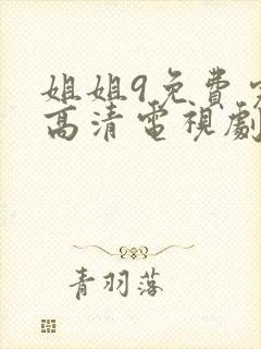 姐姐9免费完整高清电视剧在线看封面