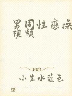 男同性恋操肛门视频