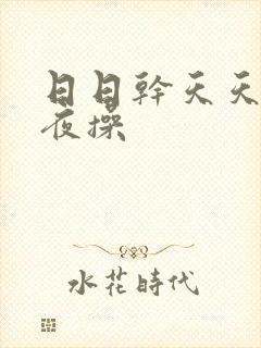 日日干天天透夜夜操