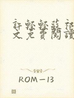 许轻轻苏祁许全文免费阅读