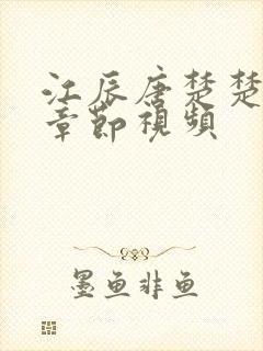 江辰唐楚楚最新章节视频封面