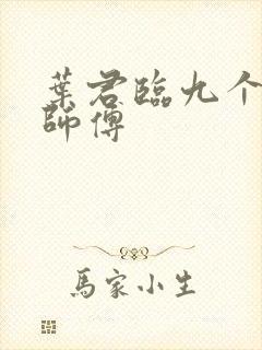 叶君临九个无敌师傅封面