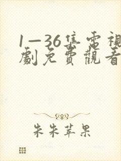 1—36集电视剧免费观看在线播放