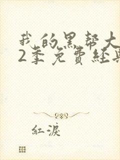 我的黑帮大佬第2季免费经典片