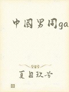 中国男同gay封面